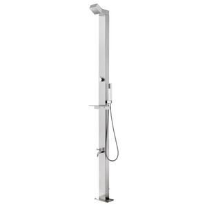 vidaXL havebruser 220 cm rustfrit st&aring;l