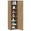 vidaXL Highboard 2 pcs Artisan Egetr&aelig; 50 x 42,5 x 185 cm