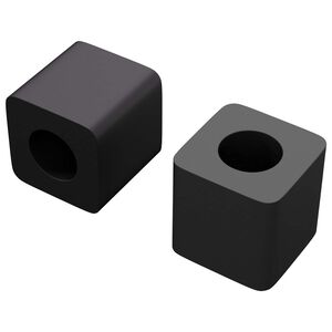 vidaXL Skuffeholder 2 pcs Sort 15 x 15 x 15mm PP Copolymer