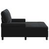 vidaXL Chaise Lounge med pude Sort 91 x 157 x 91 cm Fl&oslash;jl