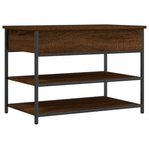 vidaXL skob&aelig;nk 70x42,5x50 cm konstrueret tr&aelig; brun egetr&aelig;sfarve