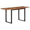 vidaXL spisebord 140x70x75 cm massivt akacietr&aelig;