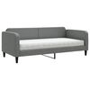 vidaXL daybed med madras 90x190 cm stof m&oslash;rkegr&aring;