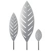 vidaXL Have Stake 3 stk. 116,5 x 35 x 3 cm Galvaniseret st&aring;l S&oslash;lv