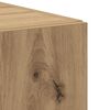 vidaXL Highboard 2 pcs Artisan Egetr&aelig; 50 x 42,5 x 185 cm