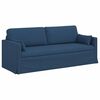 vidaXL Sofa 2 pcs Bl&aring; 198 x 78 x 80 cm Stof