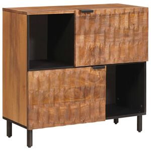 vidaXL Sideboard Acacia Brun Finish 80 x 33 x 75 cm Massivt mangotr&aelig;