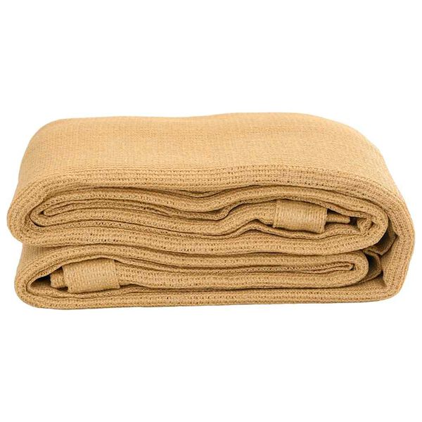 vidaXL teltt&aelig;ppe 300x400 cm HDPE sandfarvet