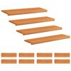 vidaXL Trappetrin 12 stk. 90 x 30 x 2 cm Lys Brun Solid b&oslash;g