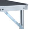 vidaXL foldbart campingbord 60x45 cm aluminium gr&aring;