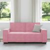 vidaXL 2-personers sofa 180x78x84 cm fl&oslash;jl lyser&oslash;d
