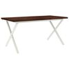 vidaXL Dining table med live edge 160 x 90 x 75 cm Massivt Akacietr&aelig;