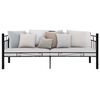 vidaXL stel til daybed 90x200 cm metal sort