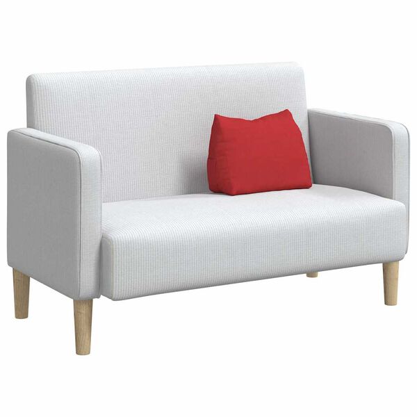 vidaXL Rygpude R&oslash;d 45 x 20 x 35 cm Stof