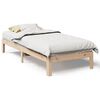 vidaXL sengeramme uden madras 80x200 cm massivt fyrretr&aelig;