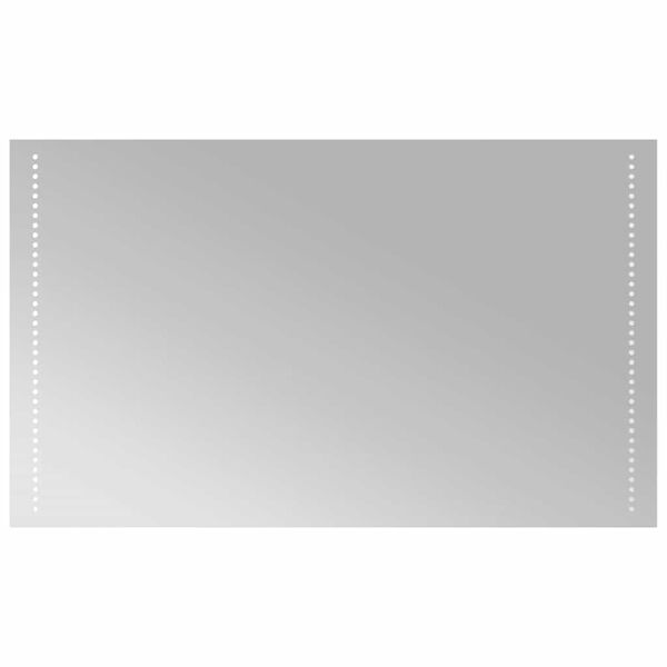 vidaXL badev&aelig;relsesspejl med LED-lys 100x60 cm