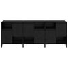 vidaXL Sideboards 3 pcs Sort eg 60 x 35 x 70 cm Konstrueret tr&aelig;