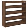 vidaXL skostativ 80x25x81 cm konstrueret tr&aelig; brun egetr&aelig;sfarve