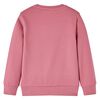 Sweatshirt til b&oslash;rn str. 116 patchwork velour pink