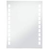 vidaXL LED-v&aelig;gspejl til badev&aelig;relset 60x80 cm