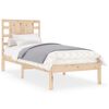 vidaXL sengeramme uden madras 90x200 cm massivt fyrretr&aelig;