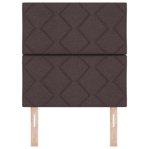 vidaXL Hovedg&aelig;rde med hovedg&aelig;rde M&oslash;rk Brun 80 cm Faux l&aelig;der