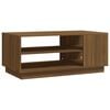 vidaXL sofabord 102x55x43 cm konstrueret tr&aelig; brun egetr&aelig;sfarve