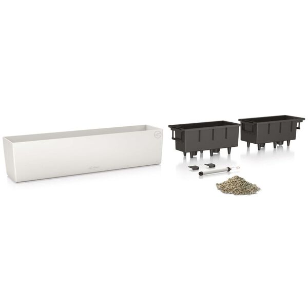 LECHUZA plantekasse Balconera Color 80 ALL-IN-ONE hvid 15680