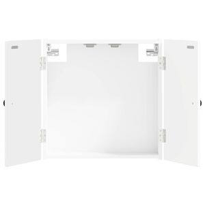 vidaXL Dartboard Skab EDE Hvid 52,5 x 10,5 x 53,5 cm Konstrueret tr&aelig;