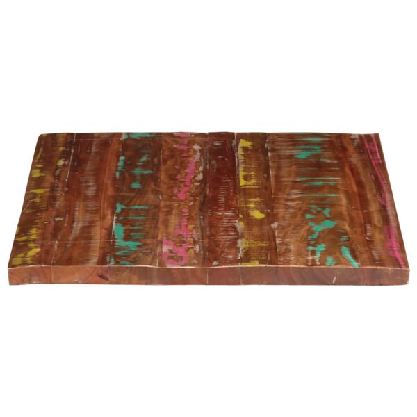 vidaXL bordplade 100x80x3,8 cm rektangul&aelig;r massivt genbrugstr&aelig;