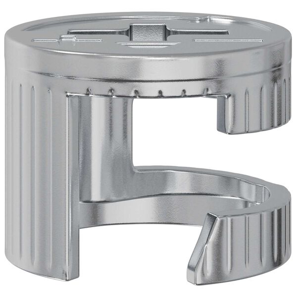 vidaXL Kam L&aring;s Skruer 12 pcs S&oslash;lv 15 x 11,5 mm Metal