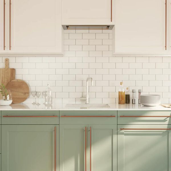 vidaXL skabshåndtag 5 stk. 480 mm rustfrit stål bronzefarvet