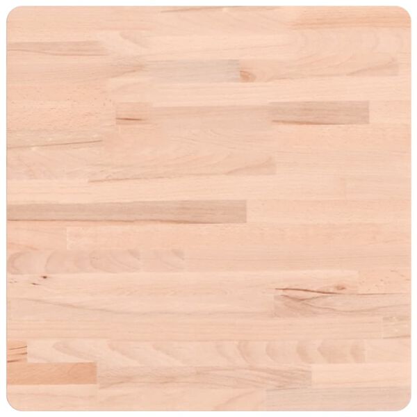 vidaXL bordplade 50x50x2,5 cm firkantet massivt b&oslash;getr&aelig;