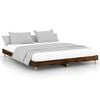 vidaXL sengeramme 150x200 cm uden madras konstrueret tr&aelig; r&oslash;get eg