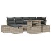 vidaXL Havesofa S&aelig;t 7 stk. polyrattan