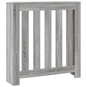 vidaXL radiatorskjuler 78x20x82 cm konstrueret tr&aelig; gr&aring; sonoma-eg