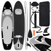vidaXL oppusteligt paddleboards&aelig;t 360x81x10 cm sort