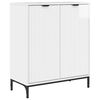 vidaXL Sideboard H&oslash;j gloss hvid 69,5 x 33 x 82 cm Konstrueret tr&aelig;