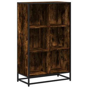 vidaXL bogskab 65,5x33x107,5 cm konstrueret tr&aelig; r&oslash;get egetr&aelig;