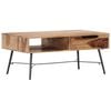 vidaXL sofabord 88x55x40 cm massivt akacietr&aelig;