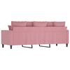 vidaXL 3-personers sofa 180 cm fl&oslash;jl lyser&oslash;d