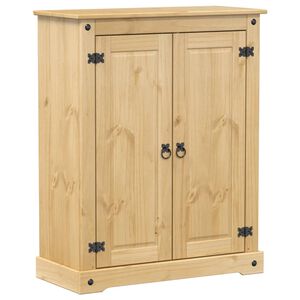 vidaXL skoskab Corona 86x38,5x108 cm massivt fyrretr&aelig;