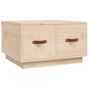 vidaXL sofabord 60x53x35 cm massivt fyrretr&aelig;