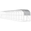 vidaXL H&oslash;nsehus Mod V&aelig;g S&oslash;lv 1200 x 200 x 215 cm Galvaniseret st&aring;l