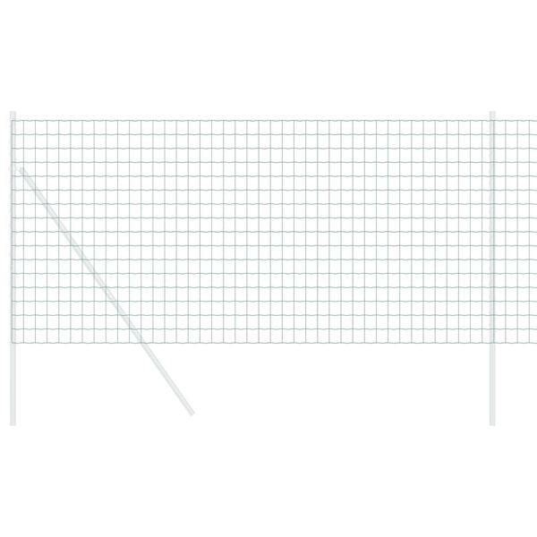 vidaXL Euro Hejn Grøn 1,4 x 10 m PVC-belagt jern