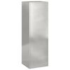 vidaXL Planteholder 2 pcs Sølv 24 x 24 x 75 cm Rustfrit stål