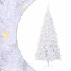 vidaXL Kunstigt juletr&aelig; med 300 LED'er Hvid 180 cm PVC og St&aring;l