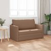 vidaXL Sovesofa 110cm Cappuccino Kunstl&aelig;der