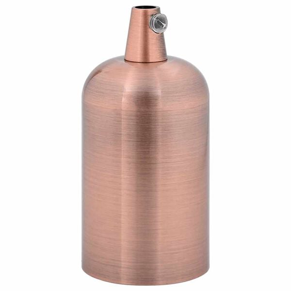 vidaXL lampeholdere 2 stk r&oslash;d bronze E27