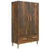 vidaXL skab 70x31x115 cm konstrueret tr&aelig; r&oslash;get egetr&aelig;sfarve